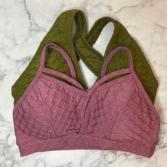 Muscle Sisters Set of 2 Sports Bras S - Picture 1 of 8